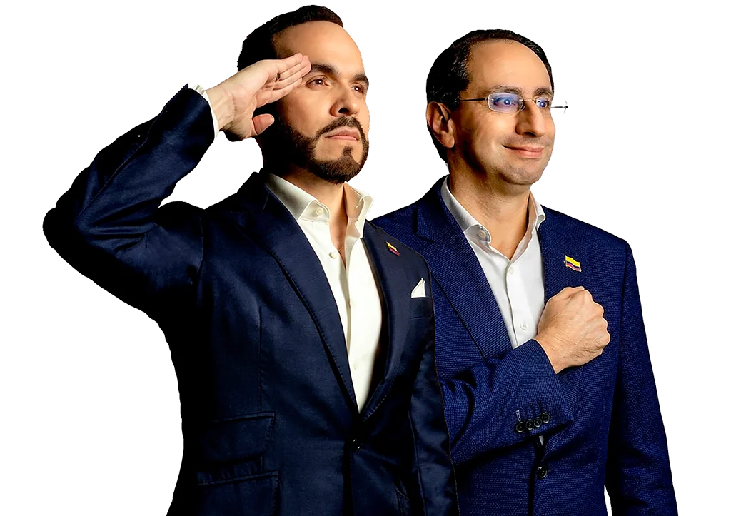 Abelardo De La Espriella y José Manuel Restrepo