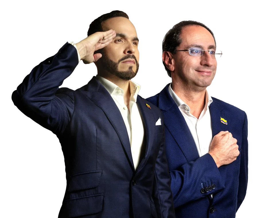 Abelardo De La Espriella y José Manuel Restrepo